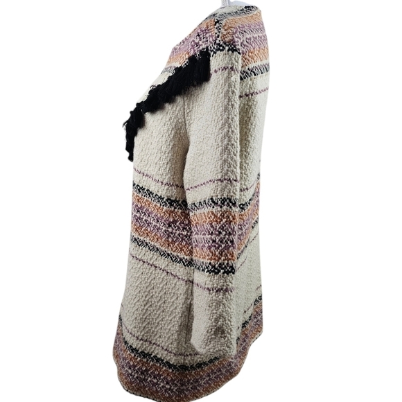 ZARA Boucle Nubby Tassel Sweater Dress in S - Picture 3 of 7